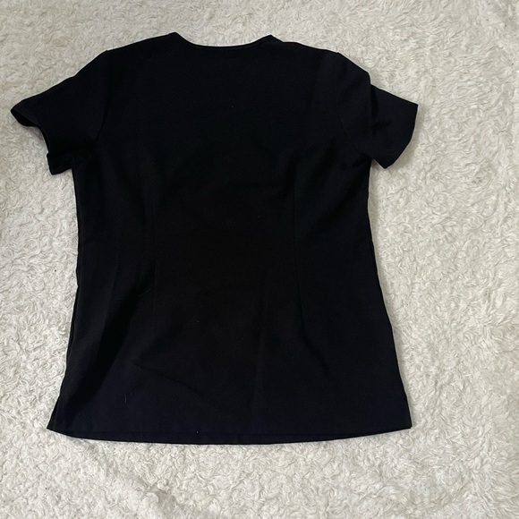 Figs Women's Short Sleeve Black Top - Picture 6 of 8